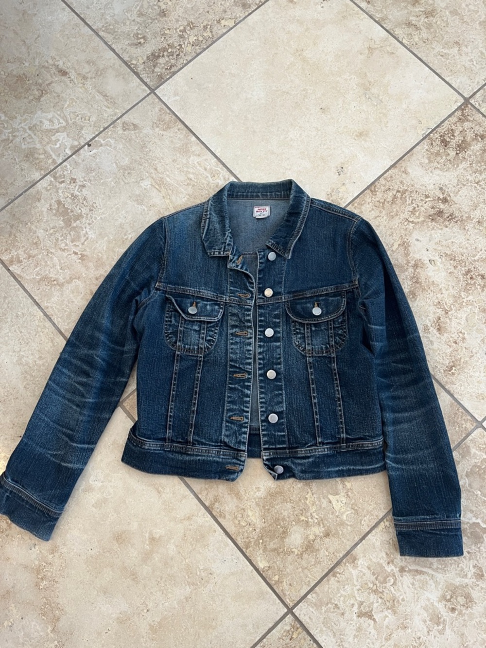 Vintage Dark Wash Denim Jacket S
